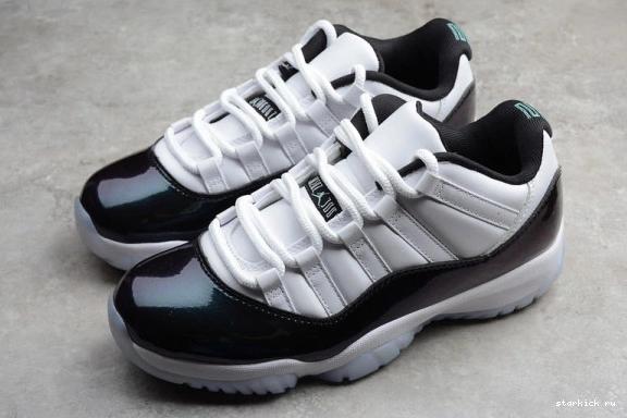 Low 528895-145 Jordan  11 'Emerald' Retro AIR 528895-145 0922